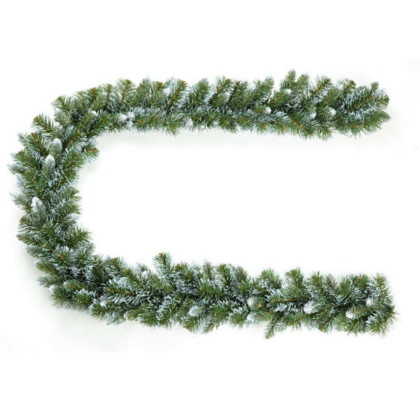The Seasonal Aisle 275cm Christmas SnowCovered Garland Wayfair.co.uk